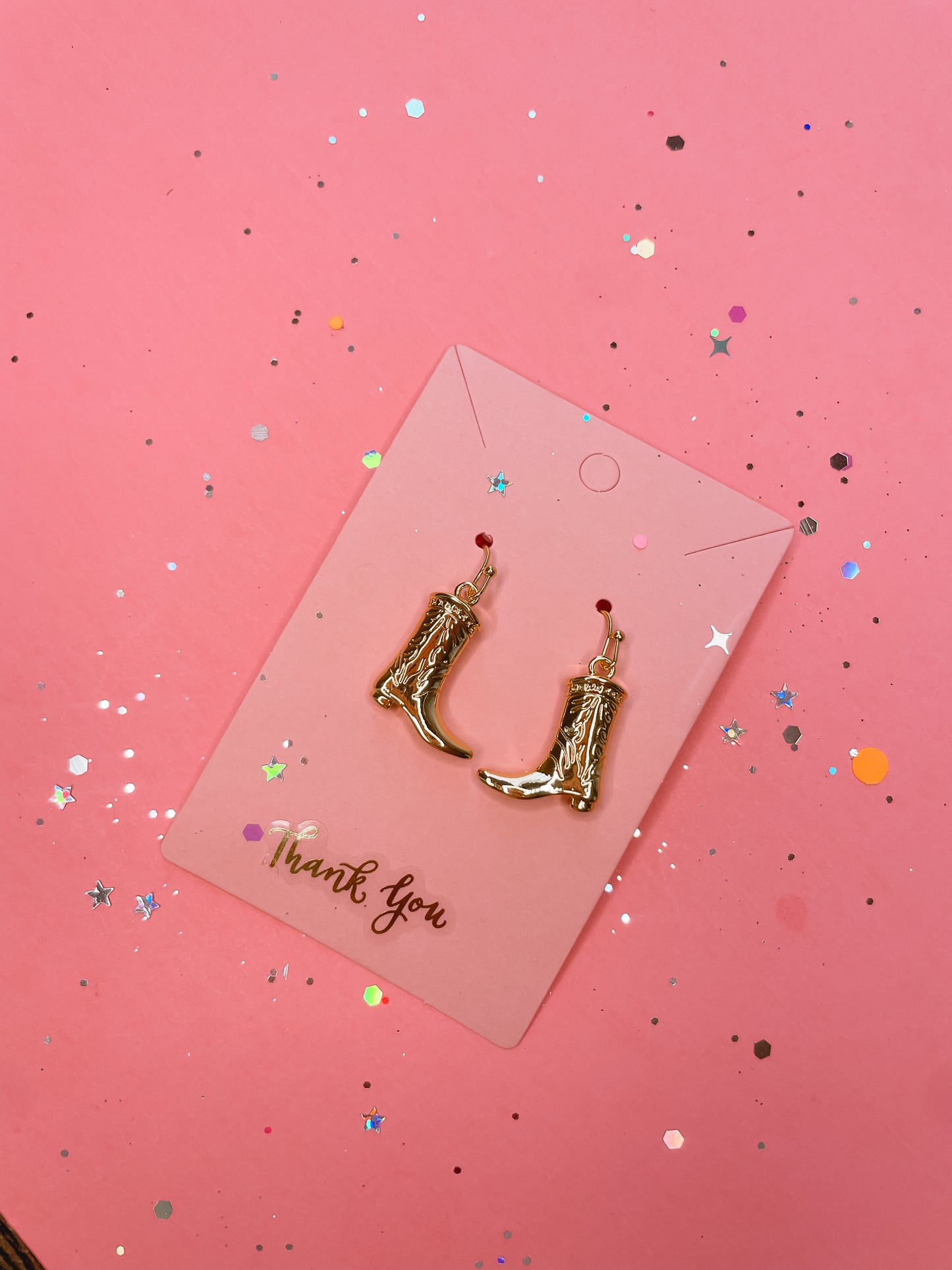 Cowgirl Bootie Dangle Earring