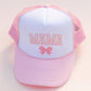 Coquette Bow Mama Trucker Hat