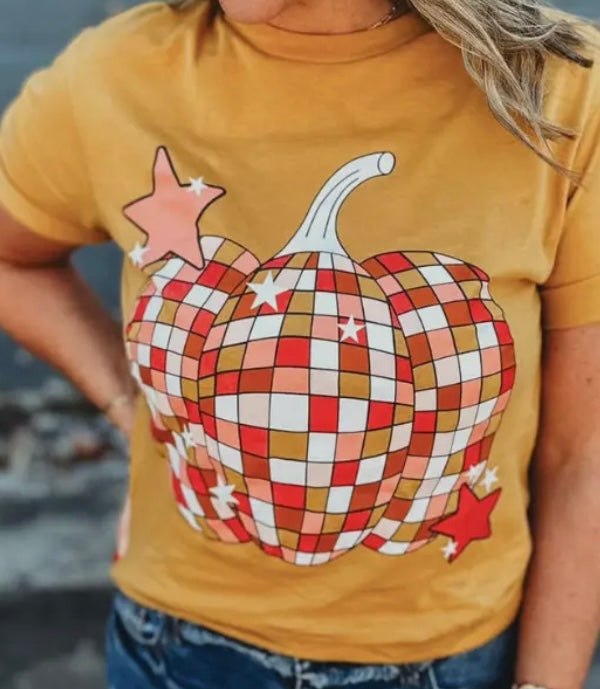 Disco Pumpkin Graphic Tee