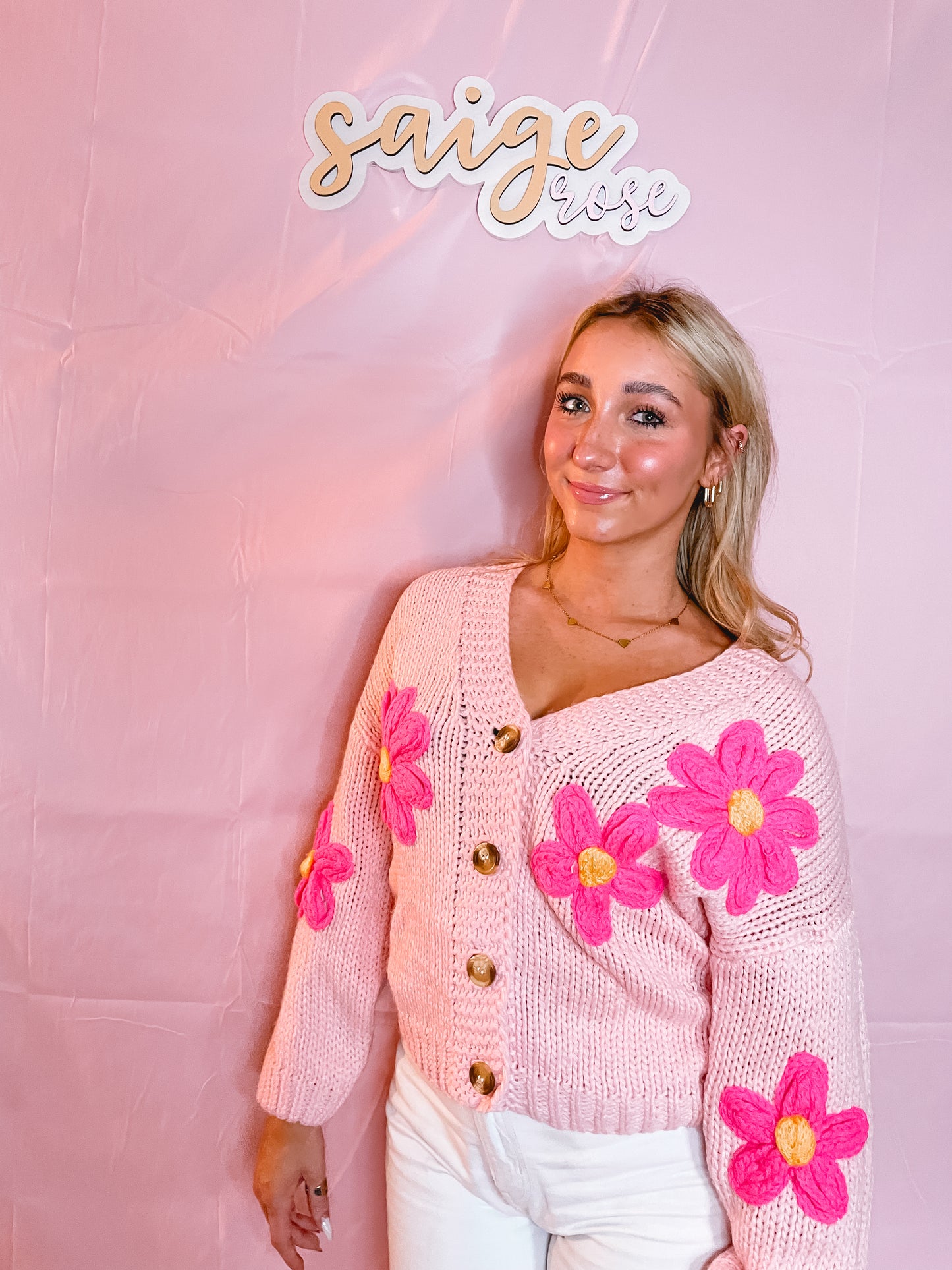 The Millie Knit Daisy Cardigan