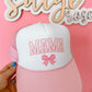 Coquette Bow Mama Trucker Hat