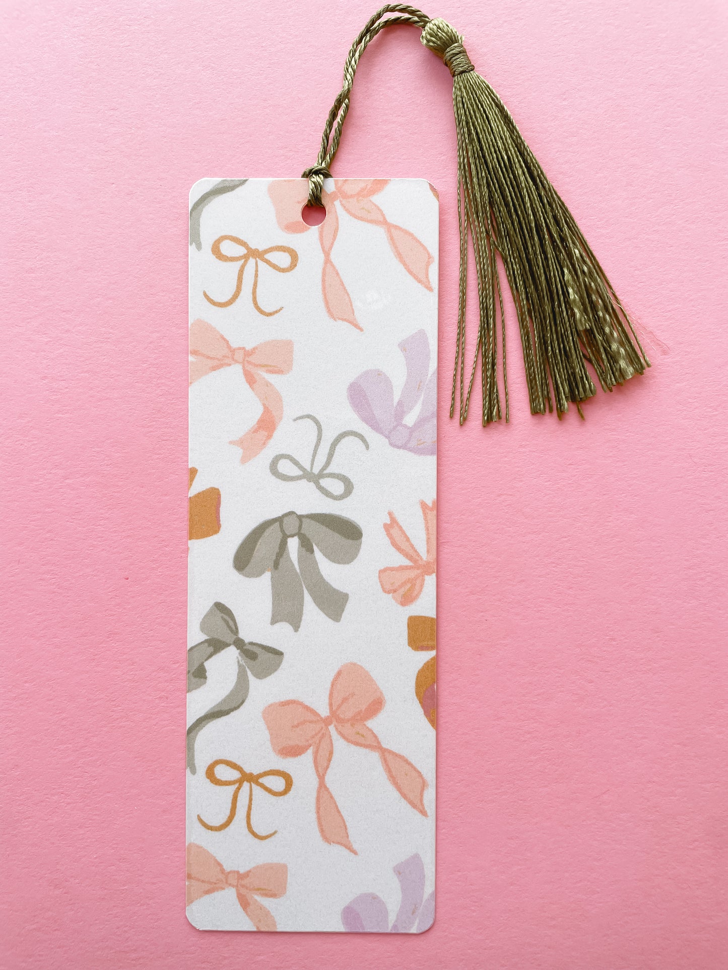 Pastel Bows Bookmark