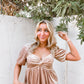 Holiday Glam Baby Doll Top