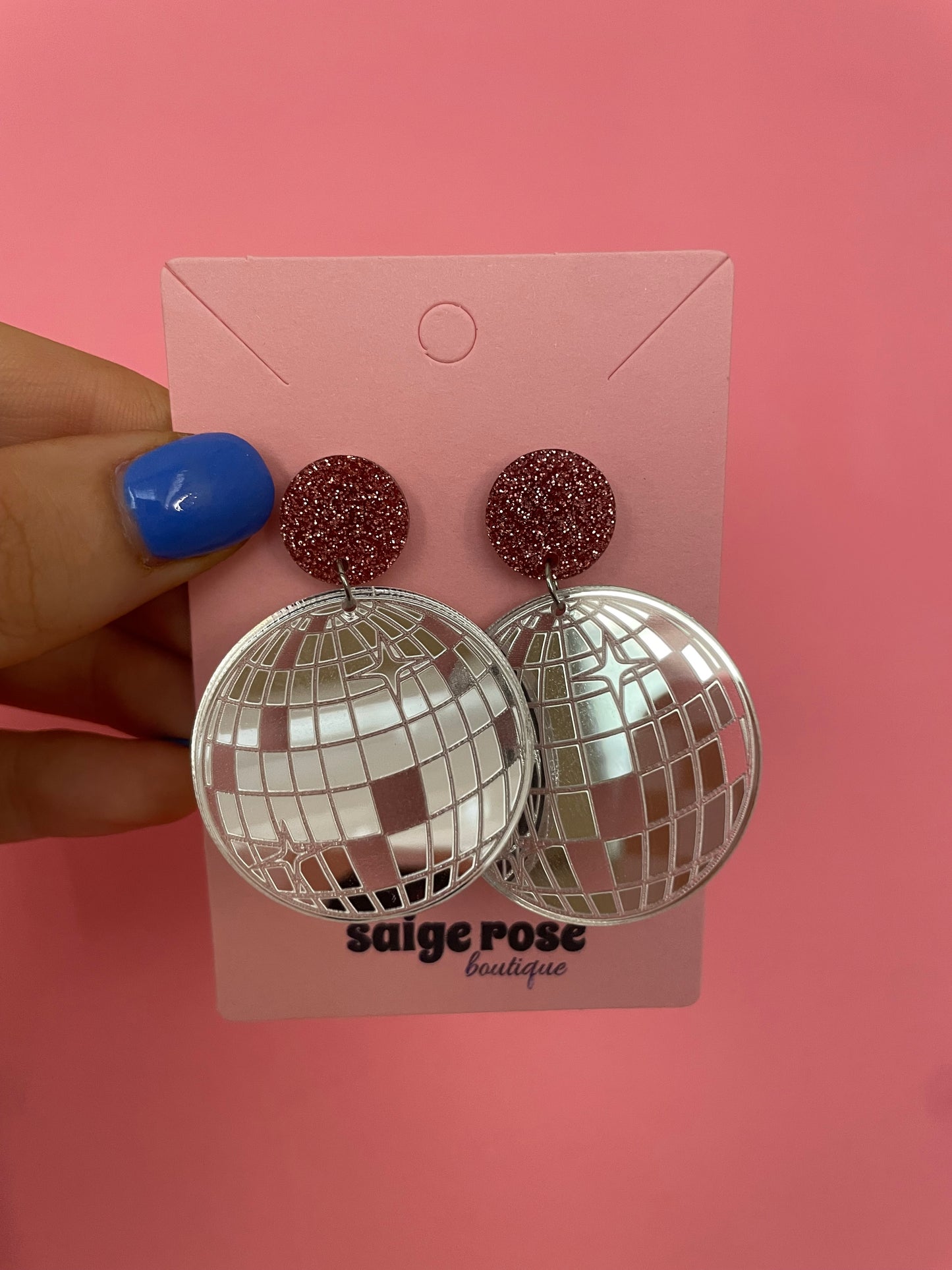 Mirror Disco Earrings