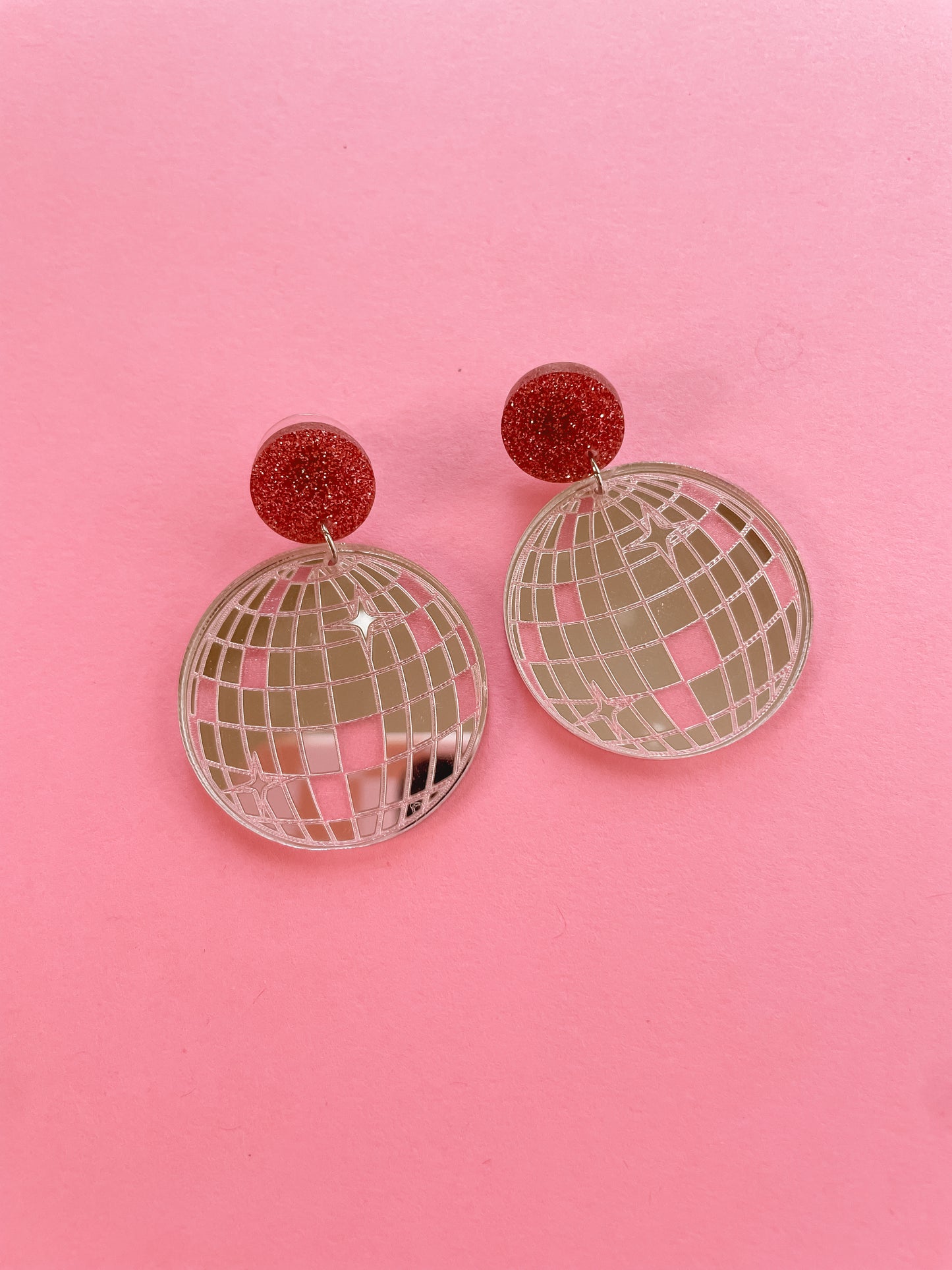 Mirror Disco Earrings