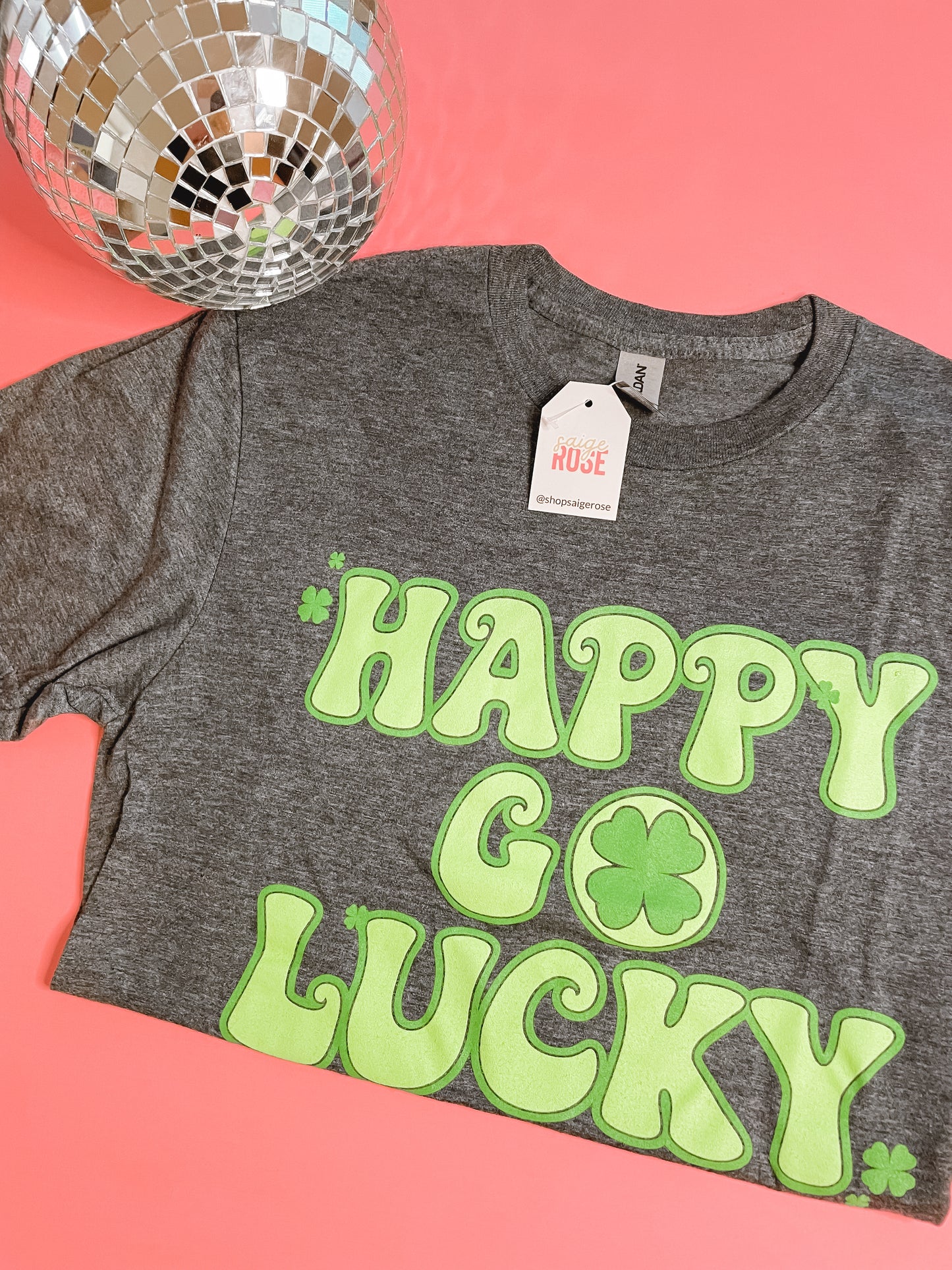 Happy Go Lucky Graphic Tee