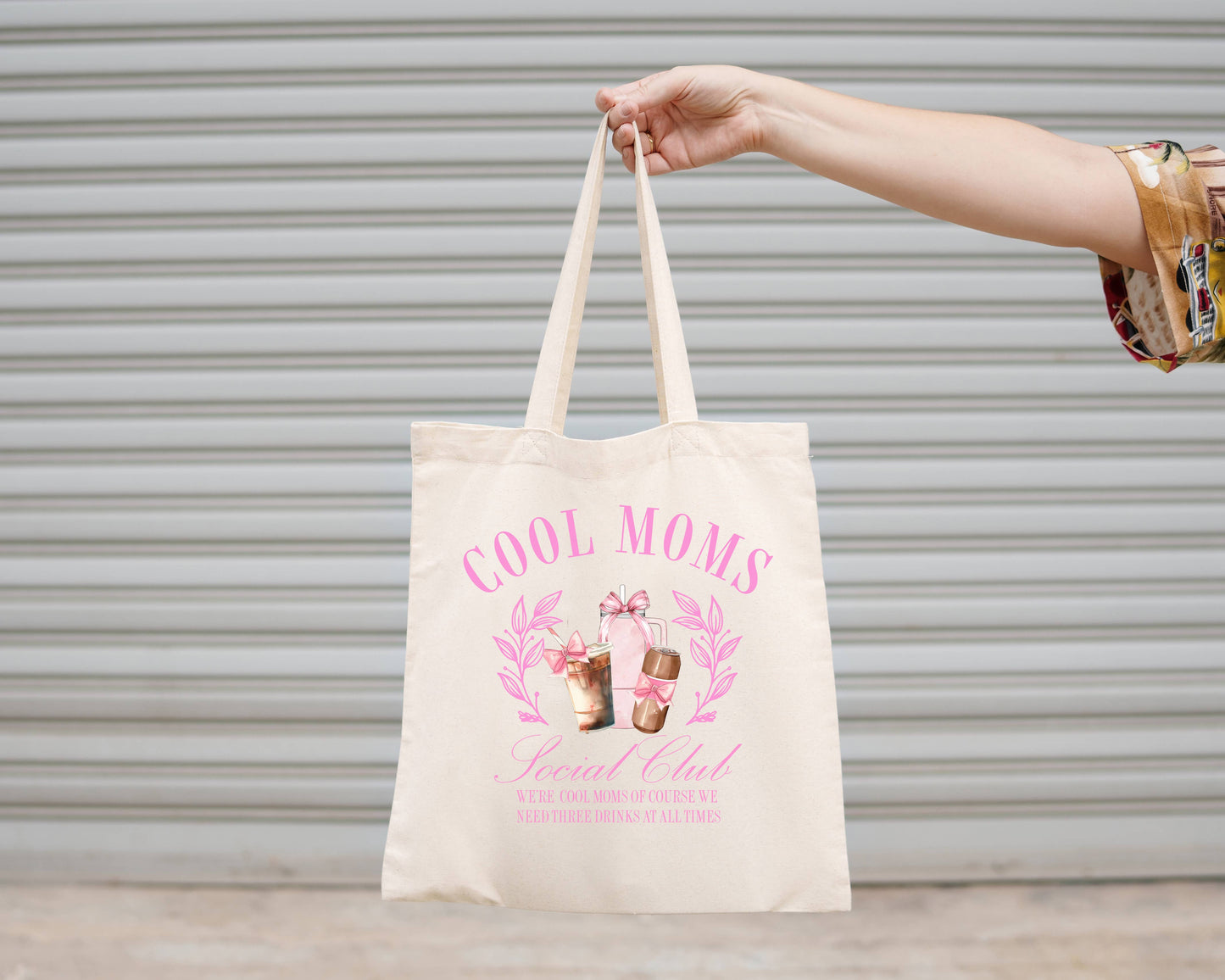 Cool Moms Social Club Canvas Tote Bag